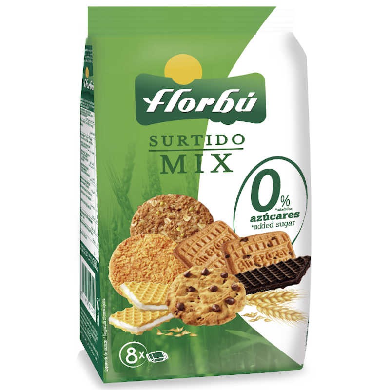 Florbú Surtido Mix - Galletas sin azúcar 270 g