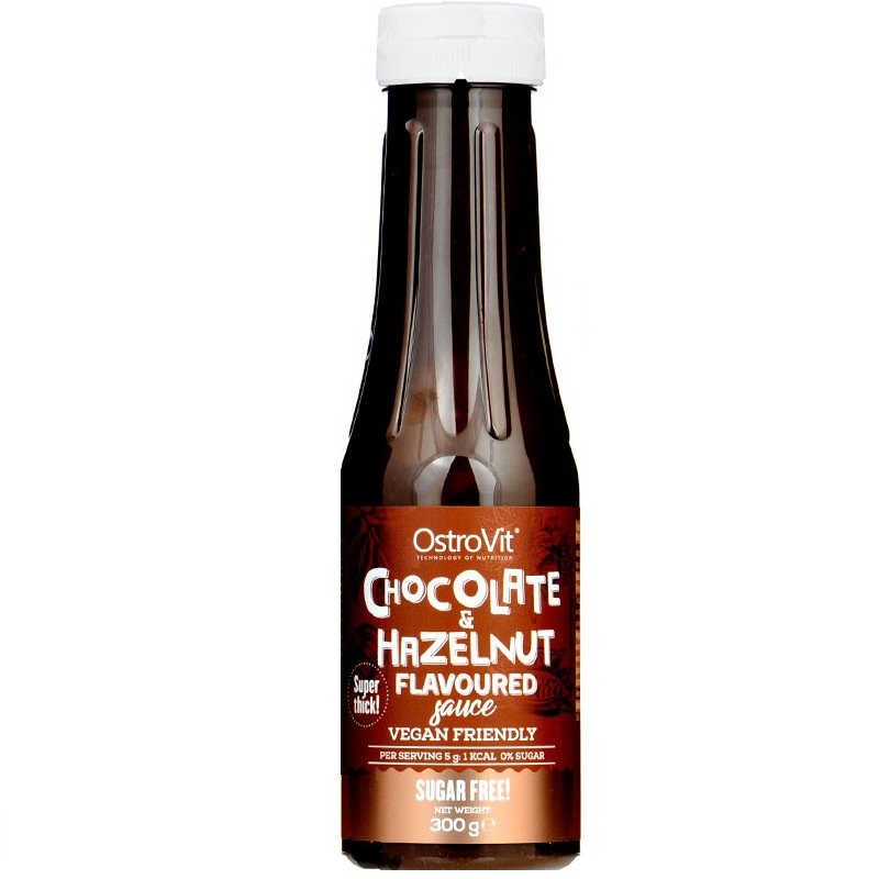 OstroVit Sirope de Chocolate-Avellana con Eritritol 350 g