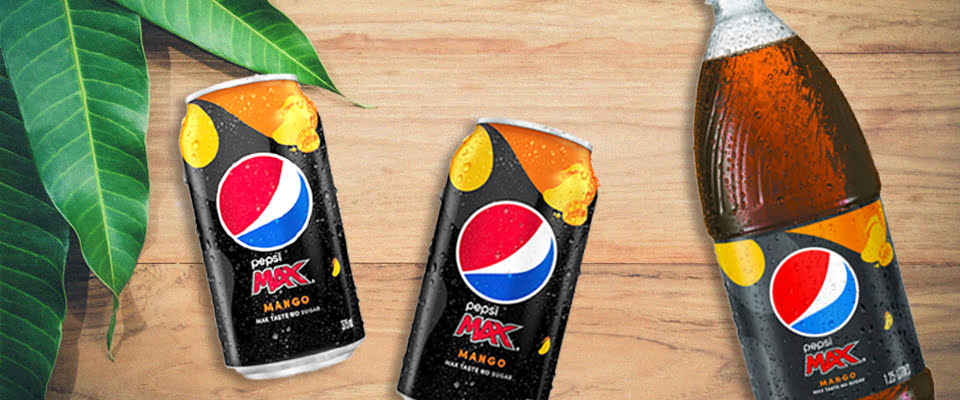 Pepsi max mango banner