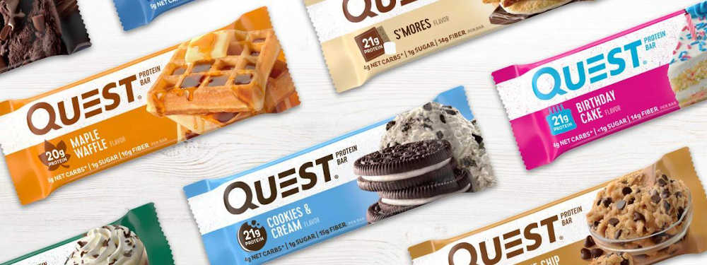 quest protein bars banner